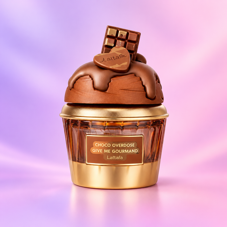 ادکلن بستنی شکلاتی لطافه چوکو اوردوز Lattafa choco overdose give me gourmand 75 میل اماراتی