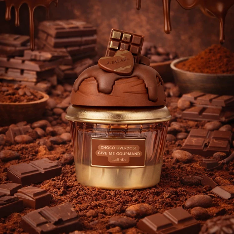 ادکلن بستنی شکلاتی لطافه چوکو اوردوز Lattafa choco overdose give me gourmand 75 میل اماراتی